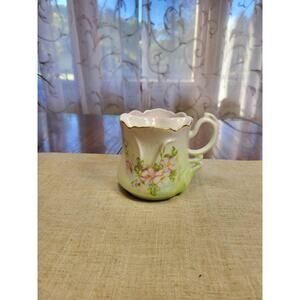 Vintage Shaving Mug, Nippon Hand Painted, Reproduction Replica